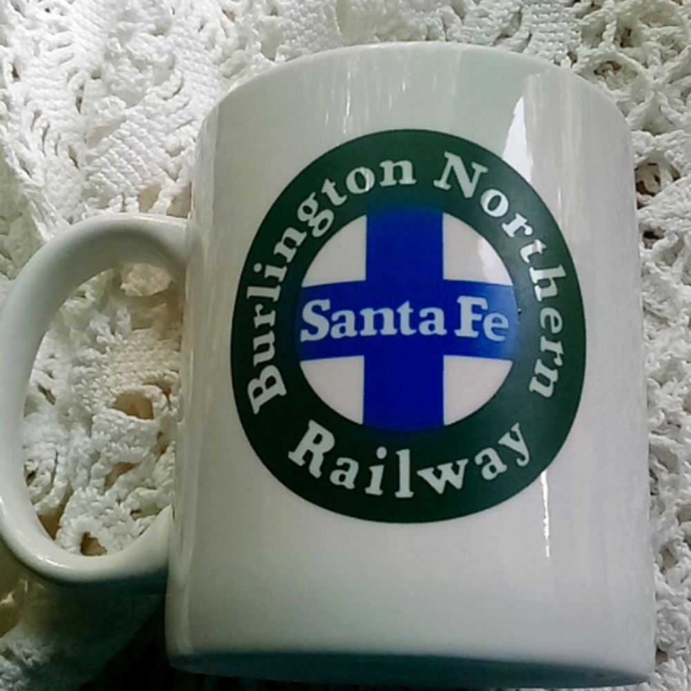 Burlington Northern Railway Santa Fe mug